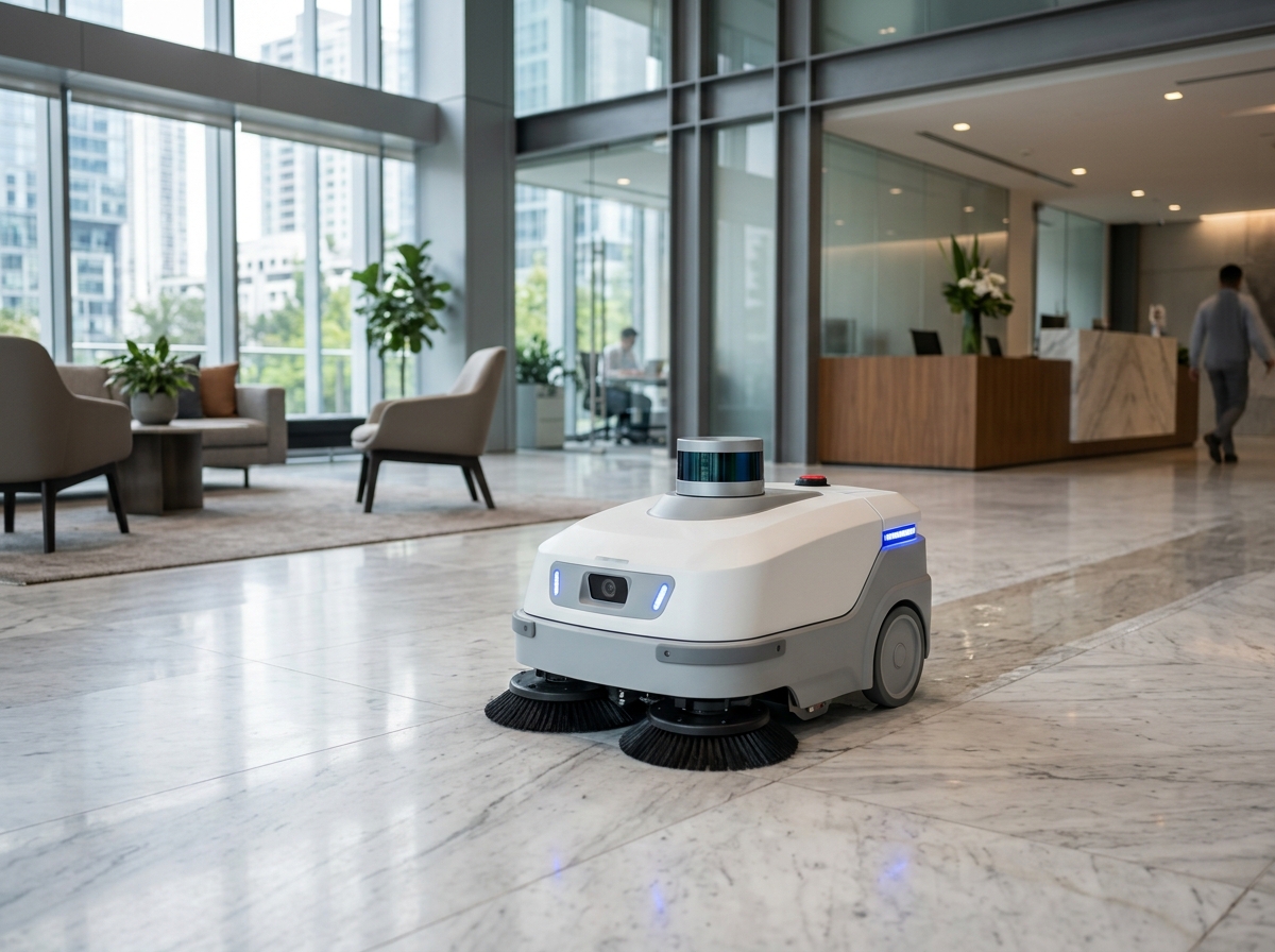 Büroimmobilien Reinigungsroboter