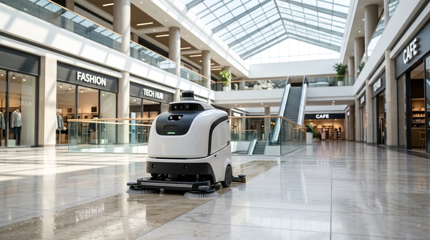 Einkaufszentren Reinigungsroboter